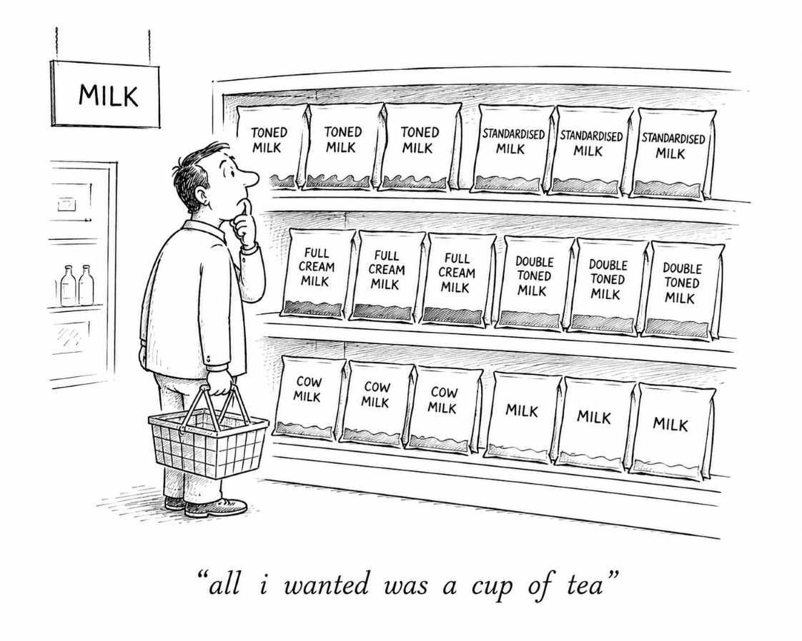 Color of Milk in India